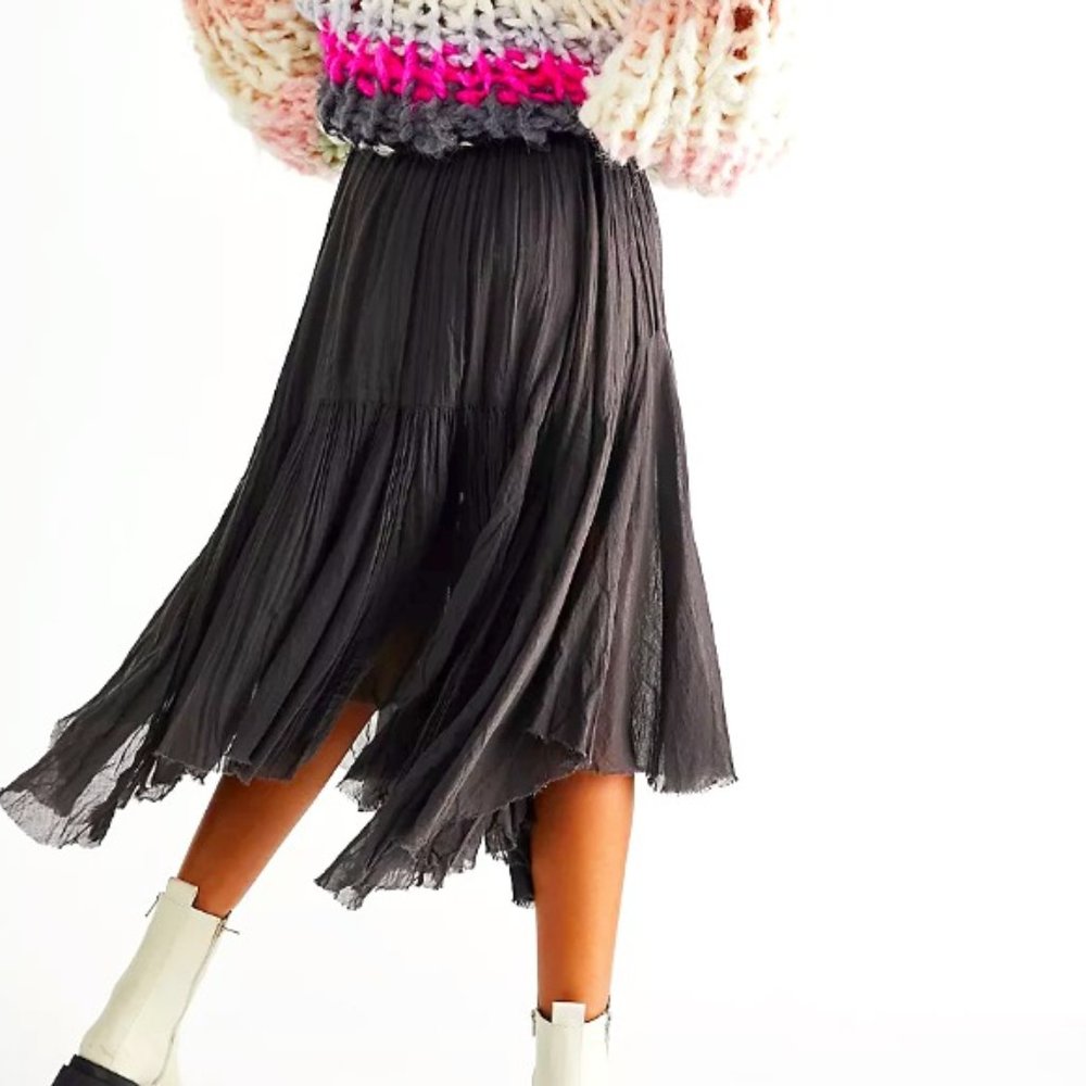 Free People Clover Skirt Fairy / Pirate / Wench Chocolate sz Medium